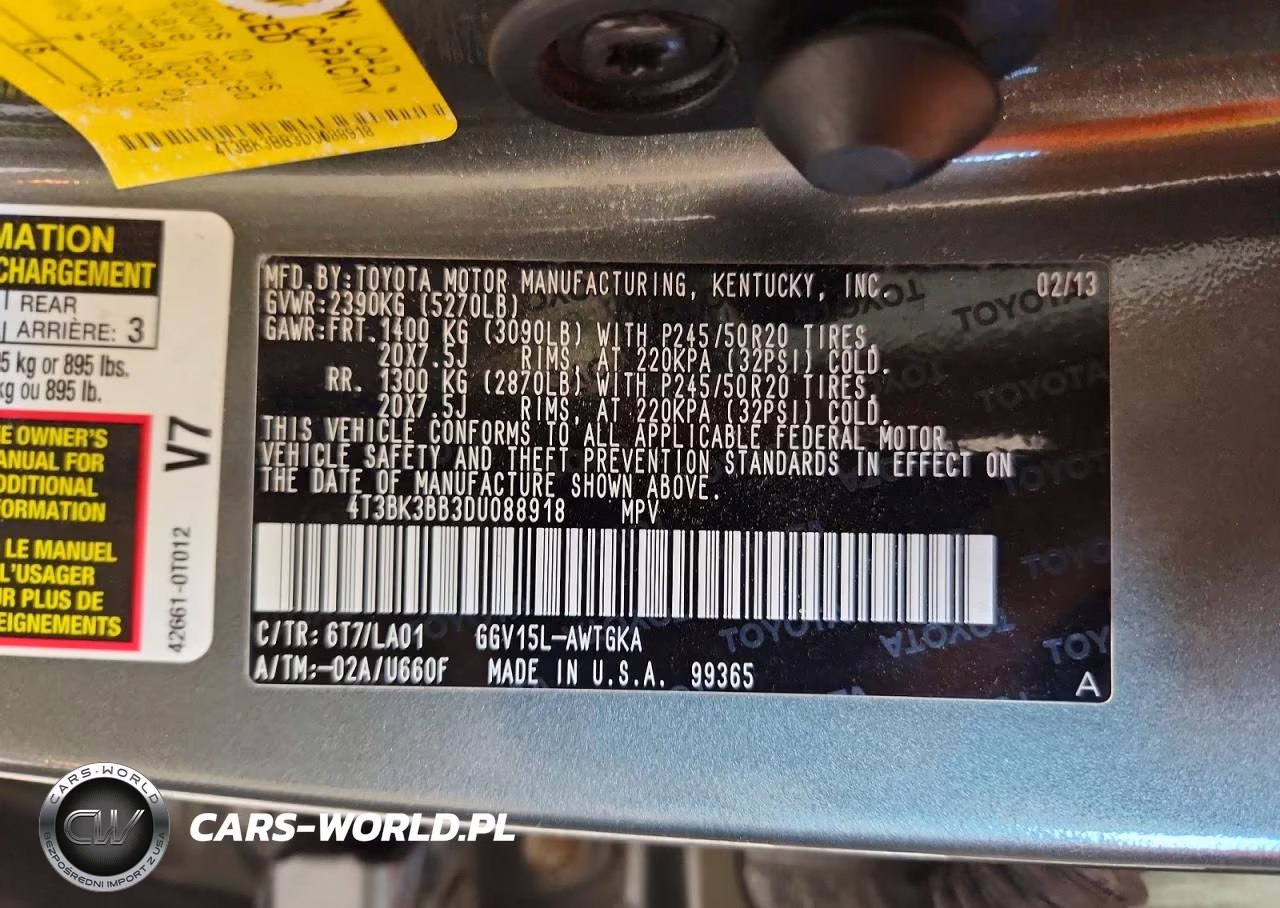 2013 Toyota Venza Xle VIN:4T3BK3BB3DU088918 - 13