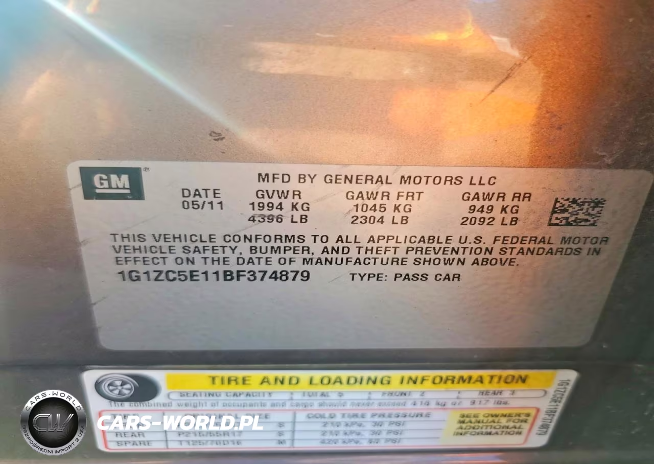 2011 Chevrolet Malibu 1Lt VIN:1G1ZC5E11BF374879 - 12