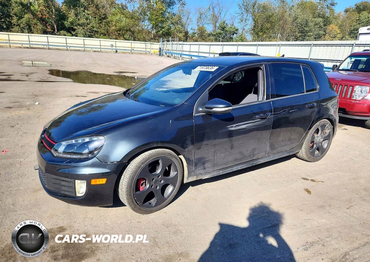 2010 Volkswagen Gti VIN:WVWHD7AJXAW388750 - 1