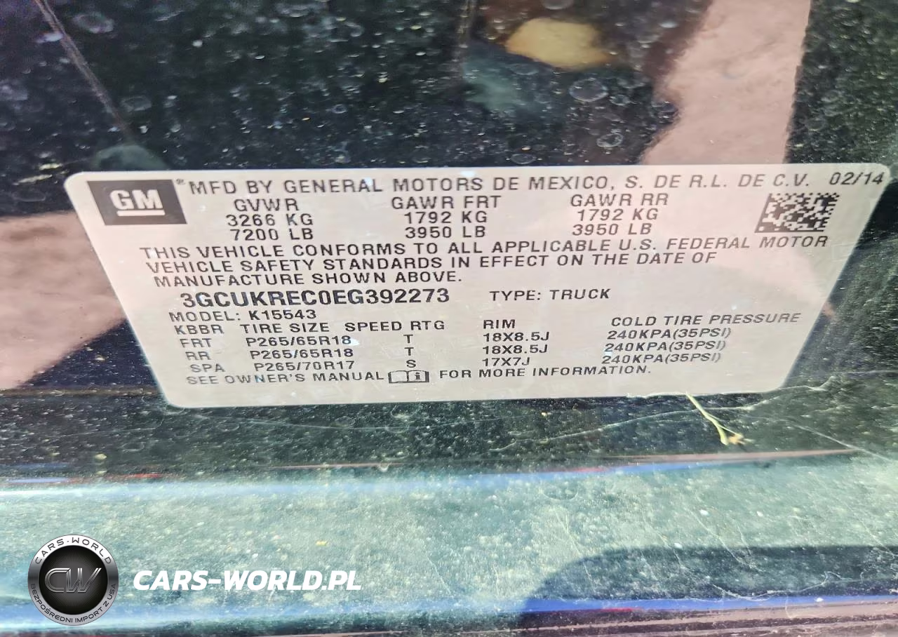 2014 Chevrolet Silverado 1500 Lt VIN:3GCUKREC0EG392273 - 12