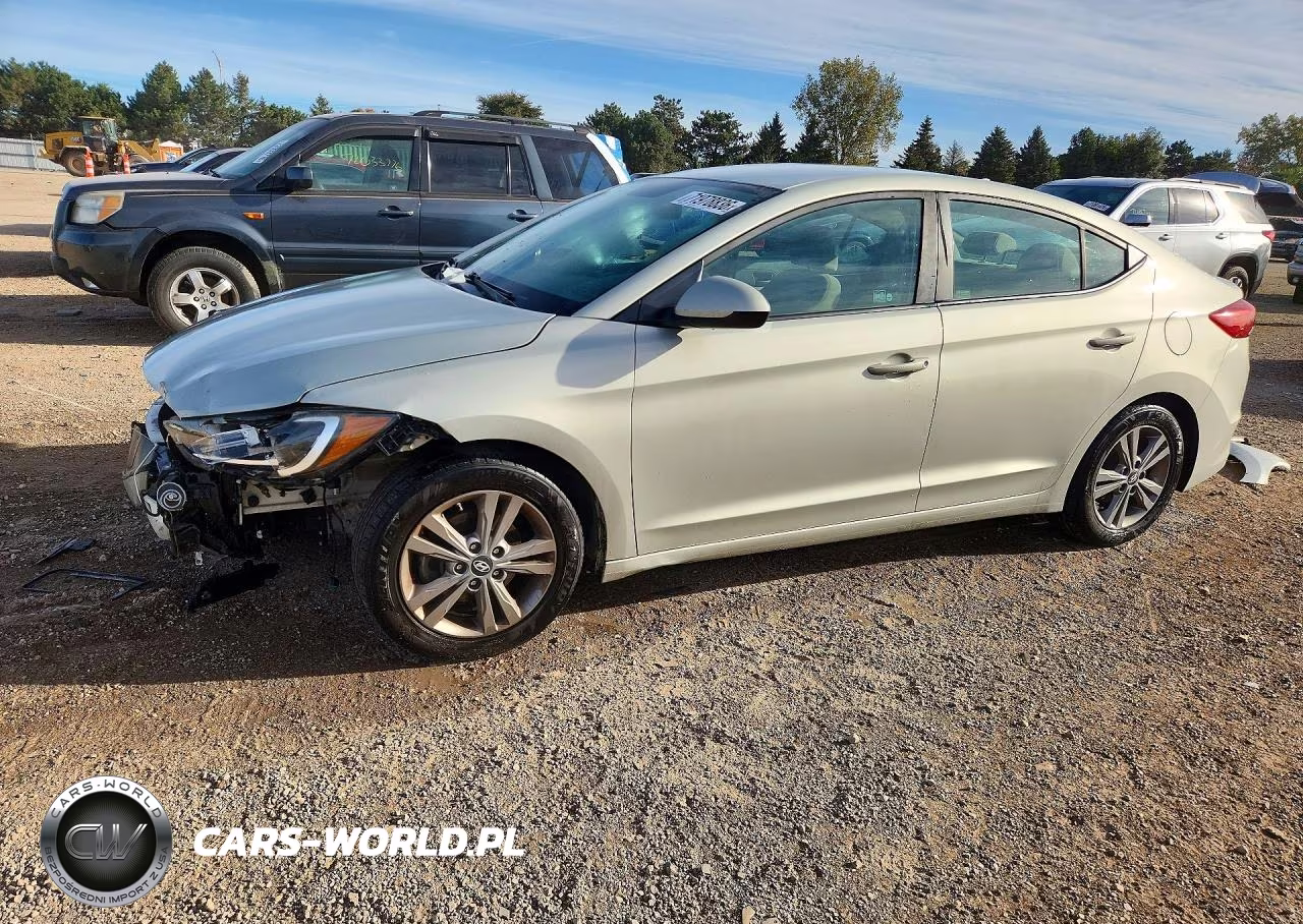 2018 Hyundai Elantra Sel VIN:KMHD84LFXJU473623 - 1