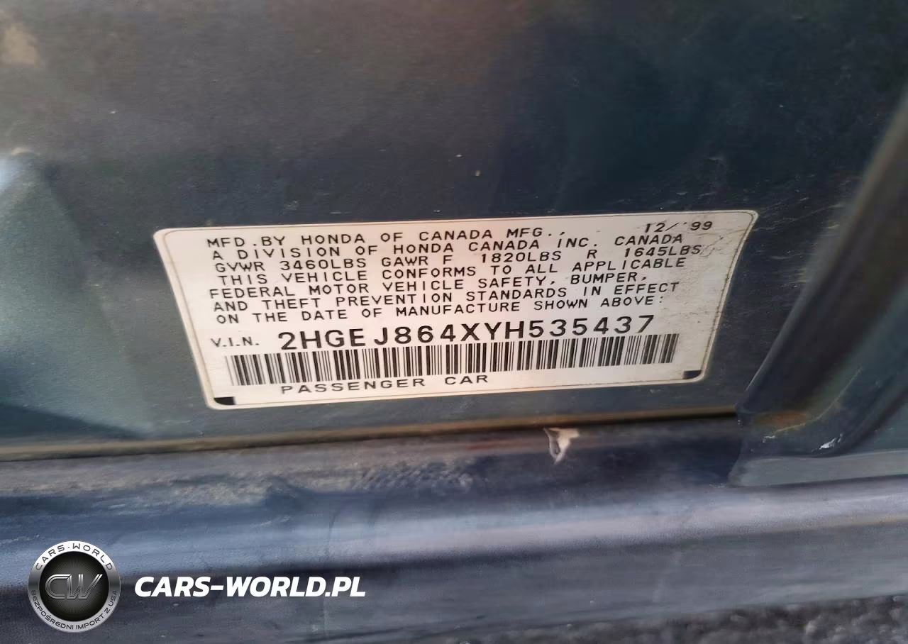 2000 Honda Civic Ex VIN:2HGEJ864XYH535437 - 12