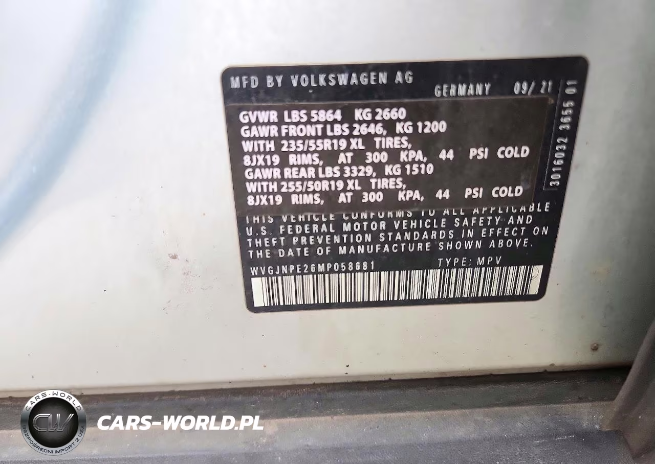 2021 Volkswagen Id.4 Pro VIN:WVGJNPE26MP058681 - 14