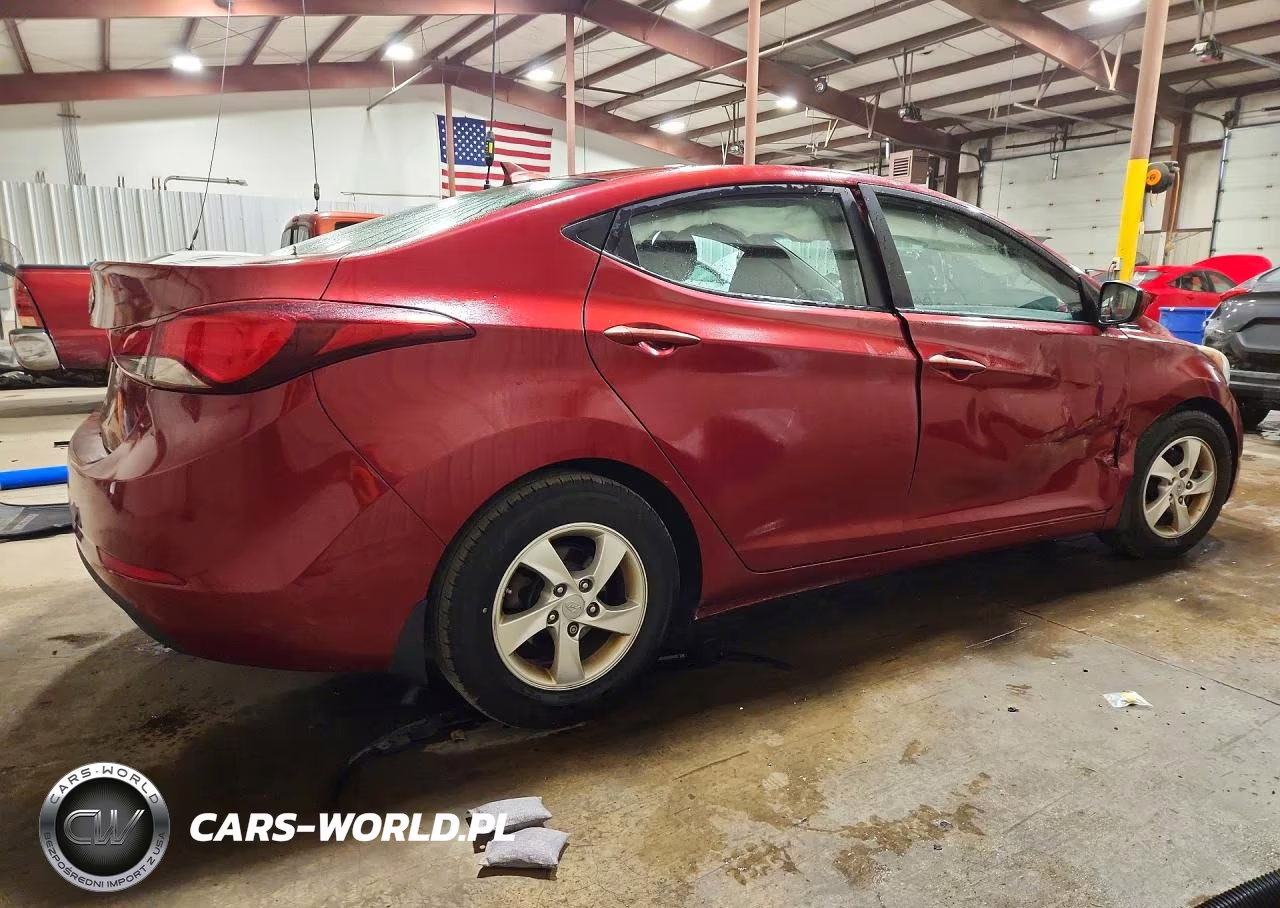2014 Hyundai Elantra Se VIN:5NPDH4AE2EH535322 - 3