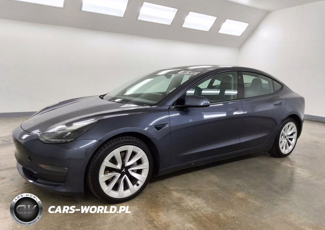 2022 Tesla Model 3 VIN:5YJ3E1EBXNF287662 - 1
