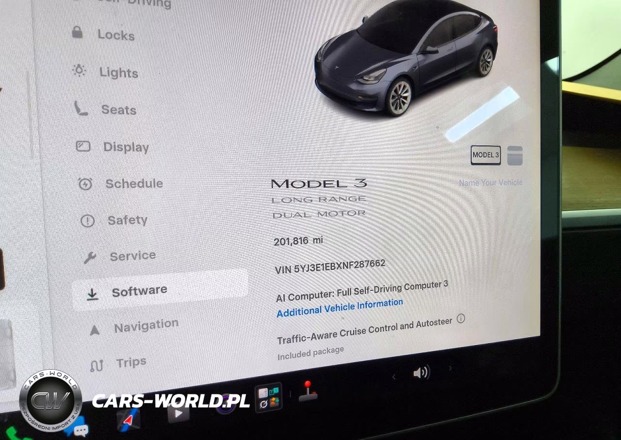 2022 Tesla Model 3 VIN:5YJ3E1EBXNF287662 - 9