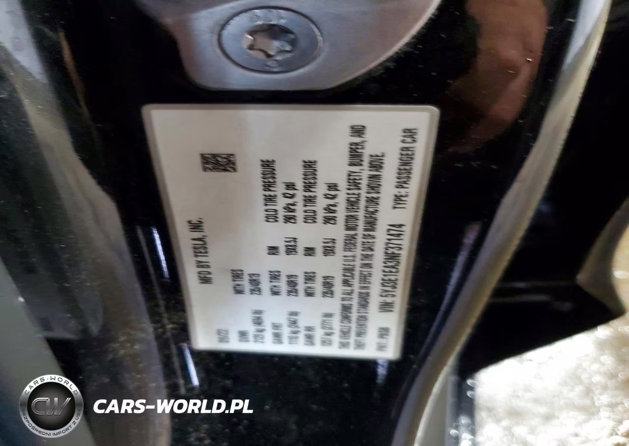 2022 Tesla Model 3 VIN:5YJ3E1EA3NF371474 - 12
