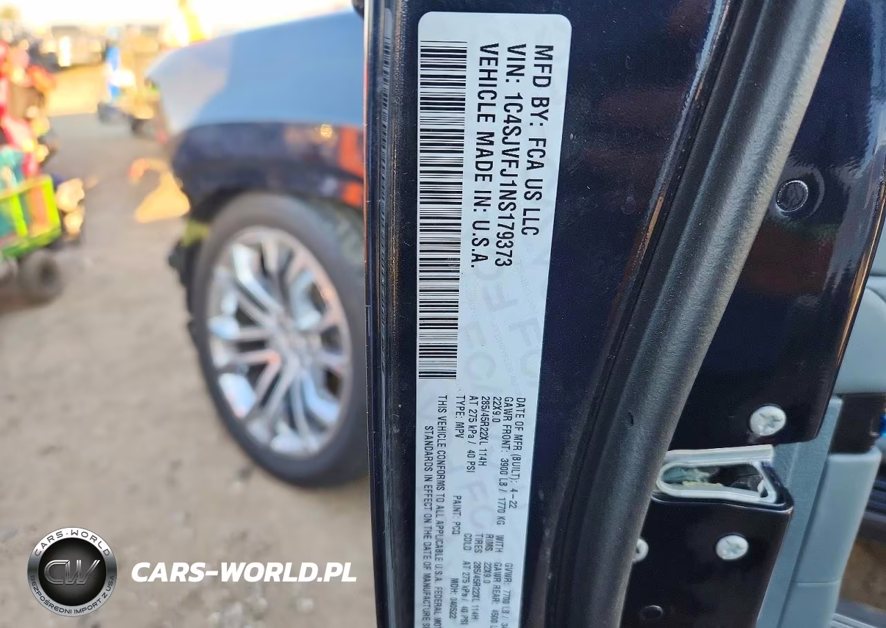 2022 Jeep Grand Wagoneer Series Ii 4X4 VIN:1C4SJVFJ1NS179373 - 12
