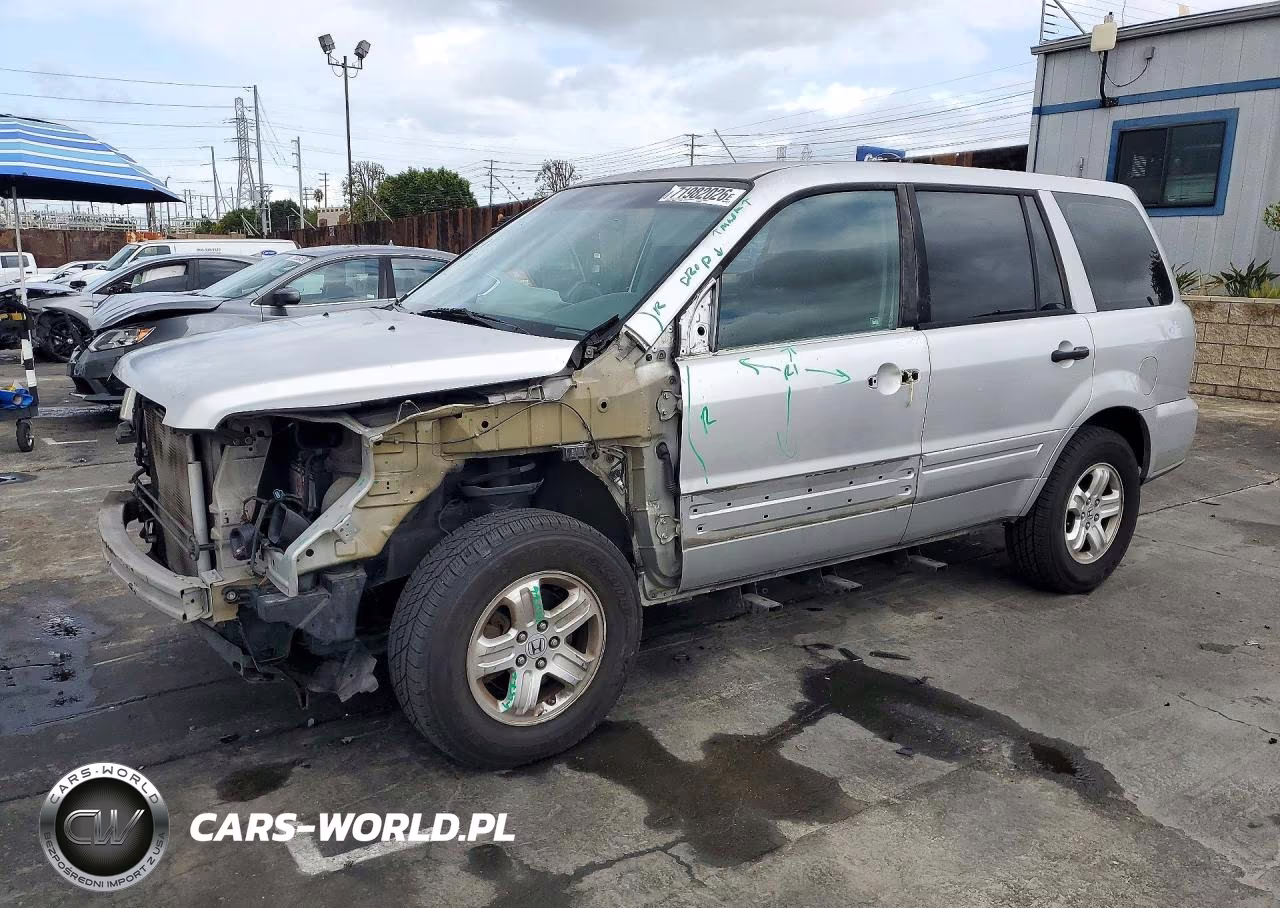 2007 Honda Pilot Lx VIN:5FNYF28177B032644 - 1