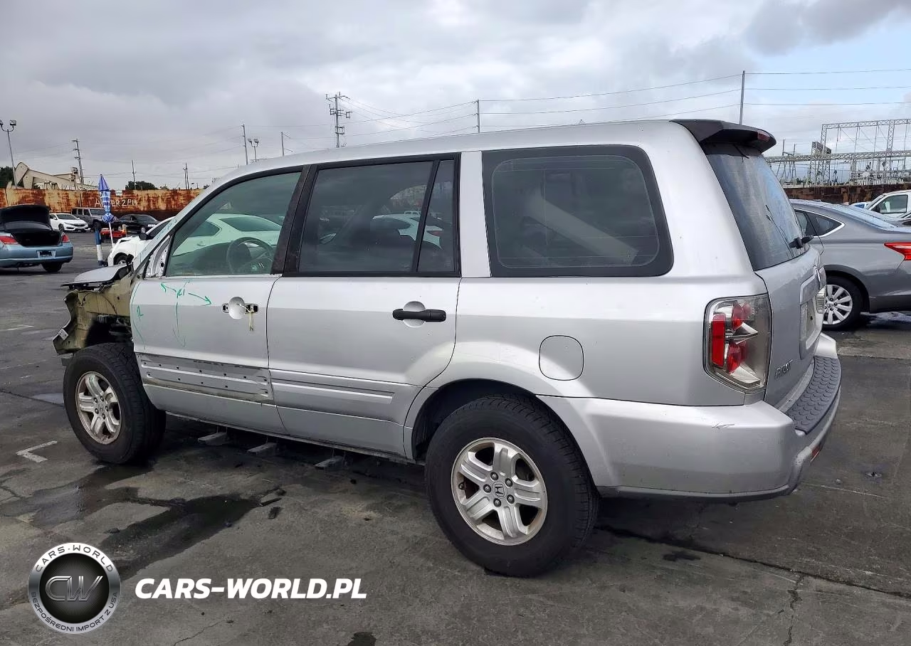2007 Honda Pilot Lx VIN:5FNYF28177B032644 - 2