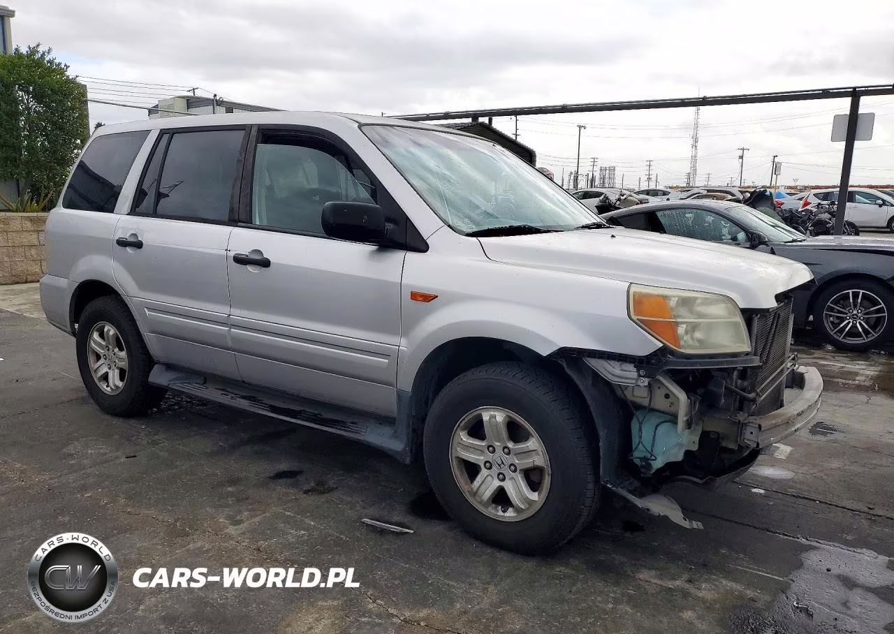 2007 Honda Pilot Lx VIN:5FNYF28177B032644 - 4