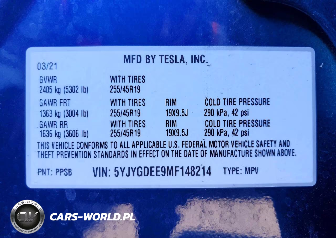 2021 Tesla Model Y VIN:5YJYGDEE9MF148214 - 13