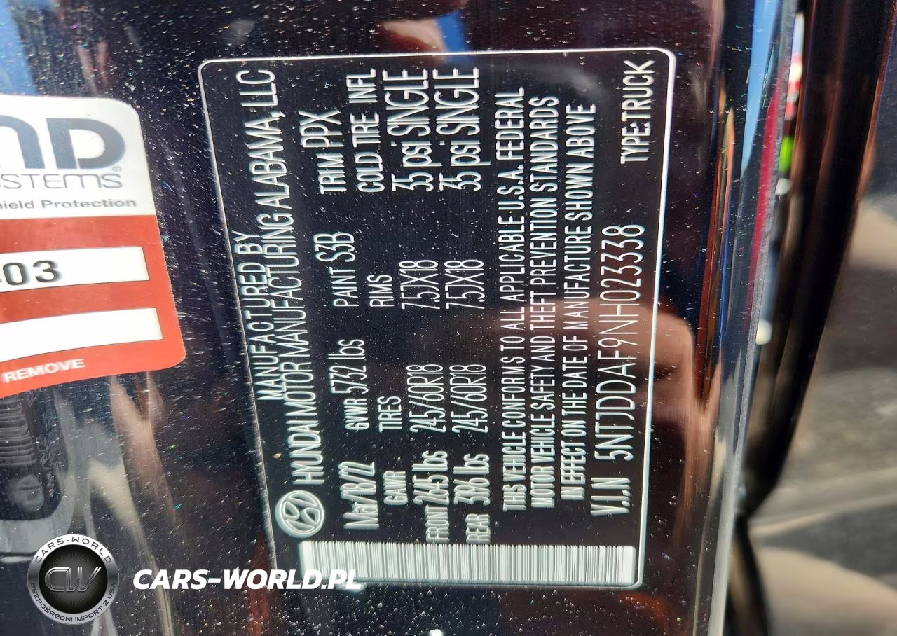 2022 Hyundai Santa Cruz Sel Premium VIN:5NTJDDAF9NH023338 - 12