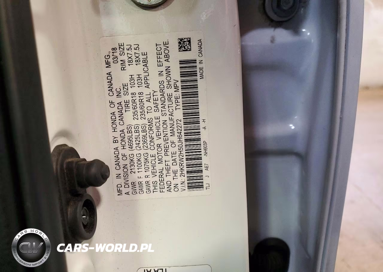 2018 Honda Cr-V Ex VIN:2HKRW2H50JH642272 - 14