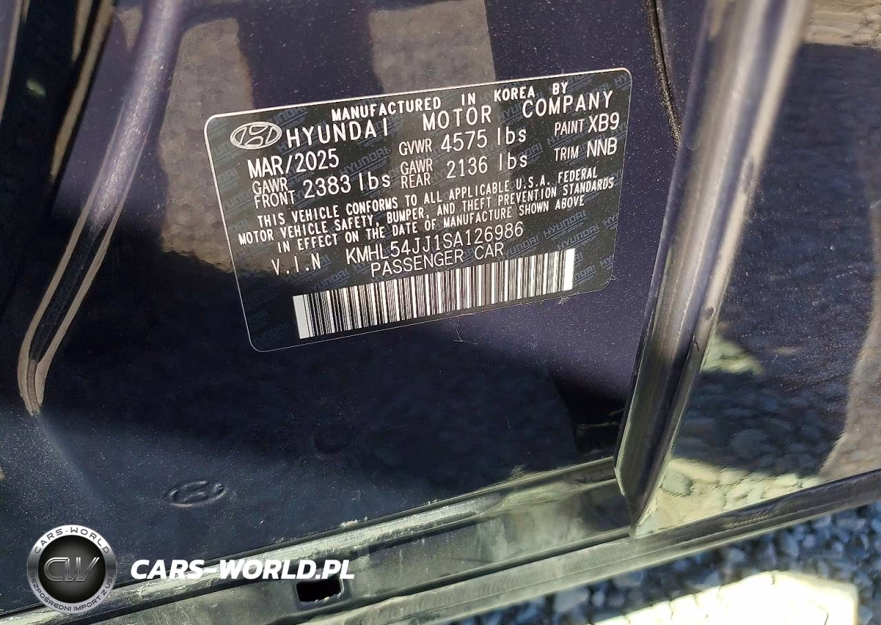 2025 Hyundai Sonata Hybrid Limited VIN:KMHL54JJ1SA126986 - 13
