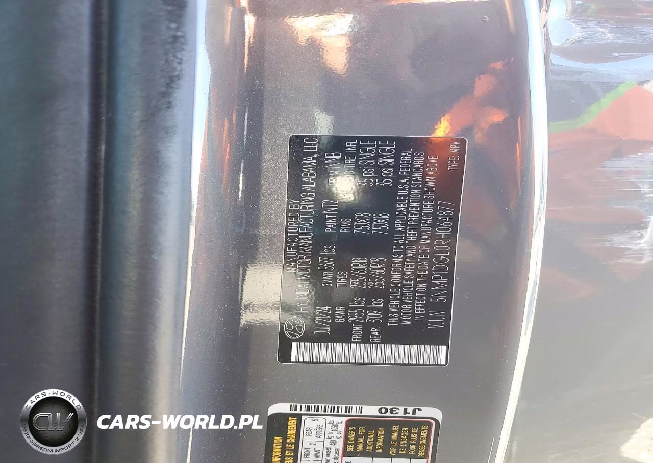 2024 Hyundai Santa Fe Se VIN:5NMP1DGL0RH064877 - 13