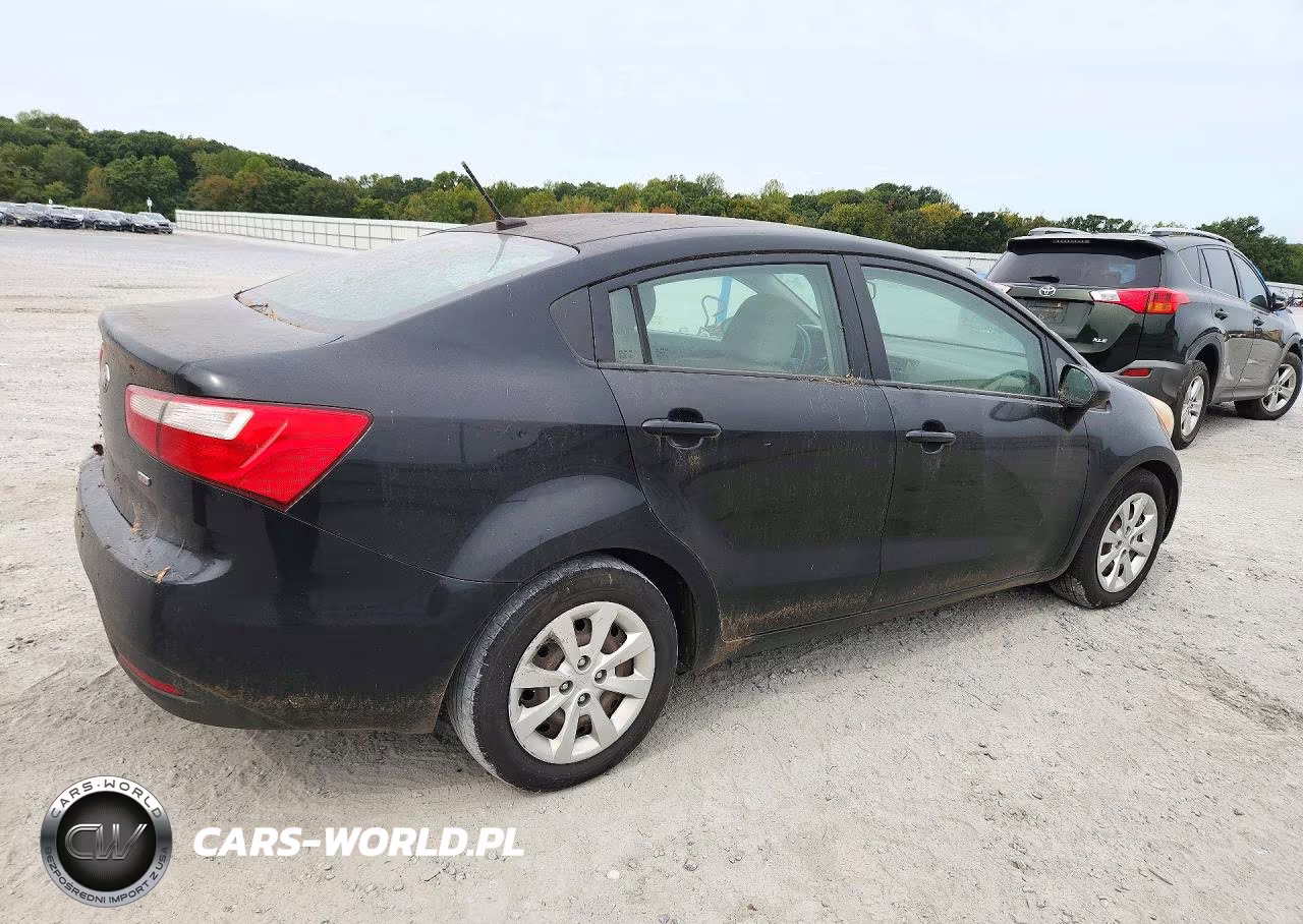 2014 Kia Rio Lx VIN:KNADM4A39E6385632 - 3
