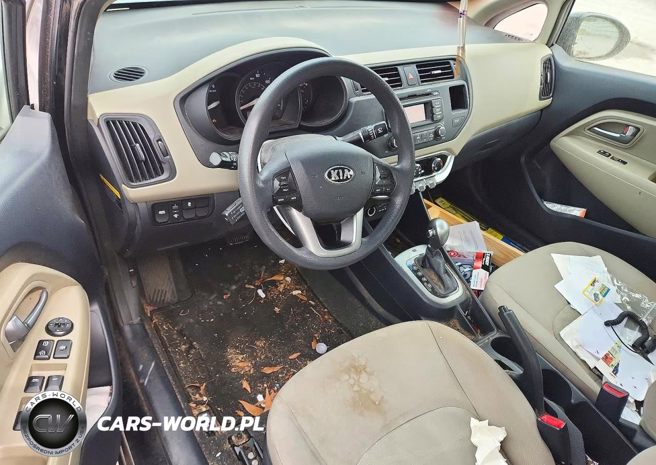 2014 Kia Rio Lx VIN:KNADM4A39E6385632 - 8