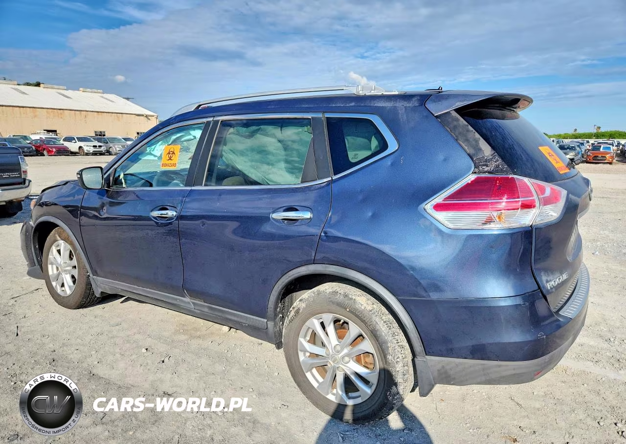 2016 Nissan Rogue Sv VIN:KNMAT2MT5GP599460 - 2