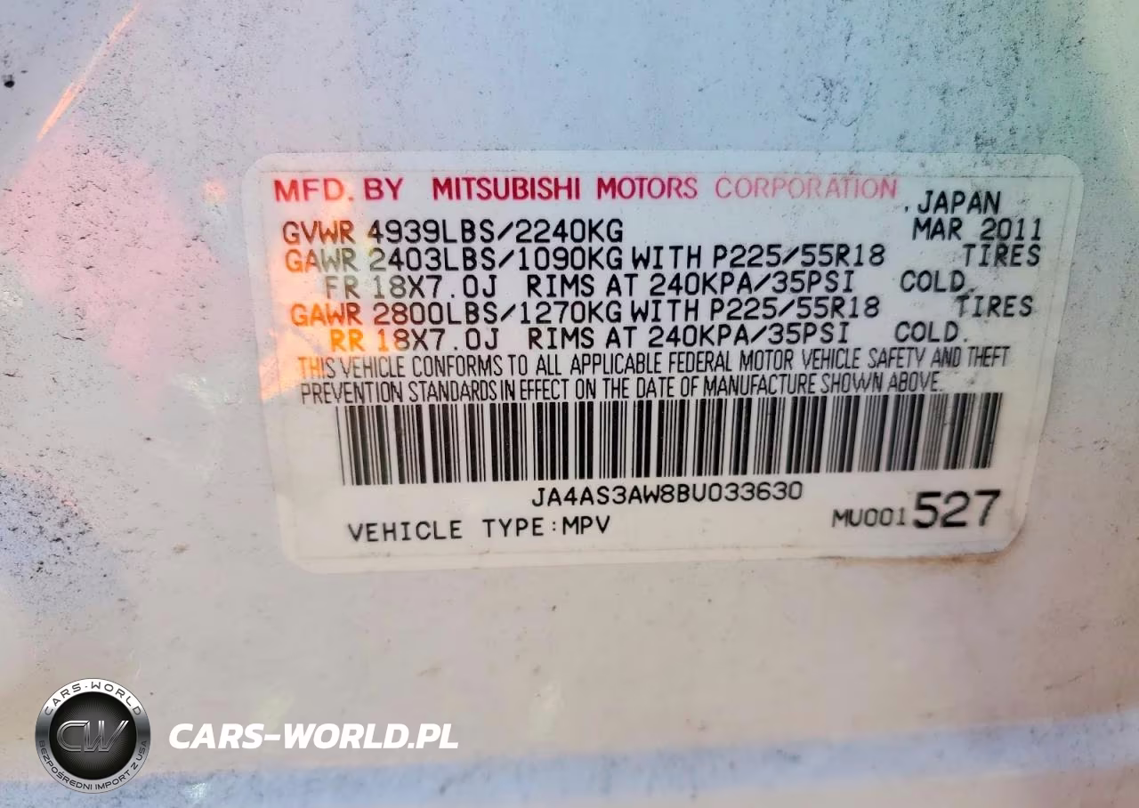 2011 Mitsubishi Outlander Se VIN:JA4AS3AW8BU033630 - 14