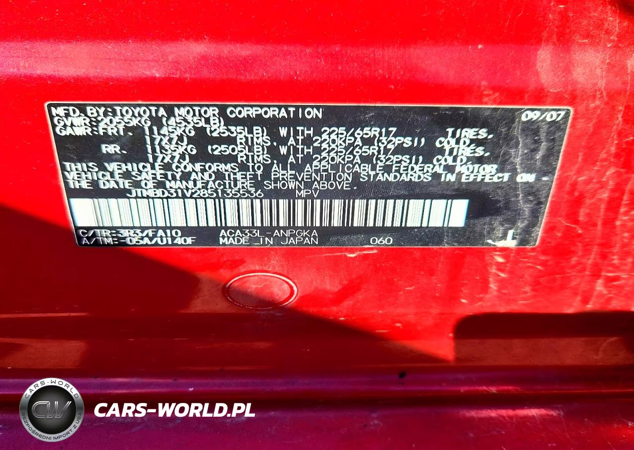 2008 Toyota Rav4 Limited VIN:JTMBD31V285135536 - 13