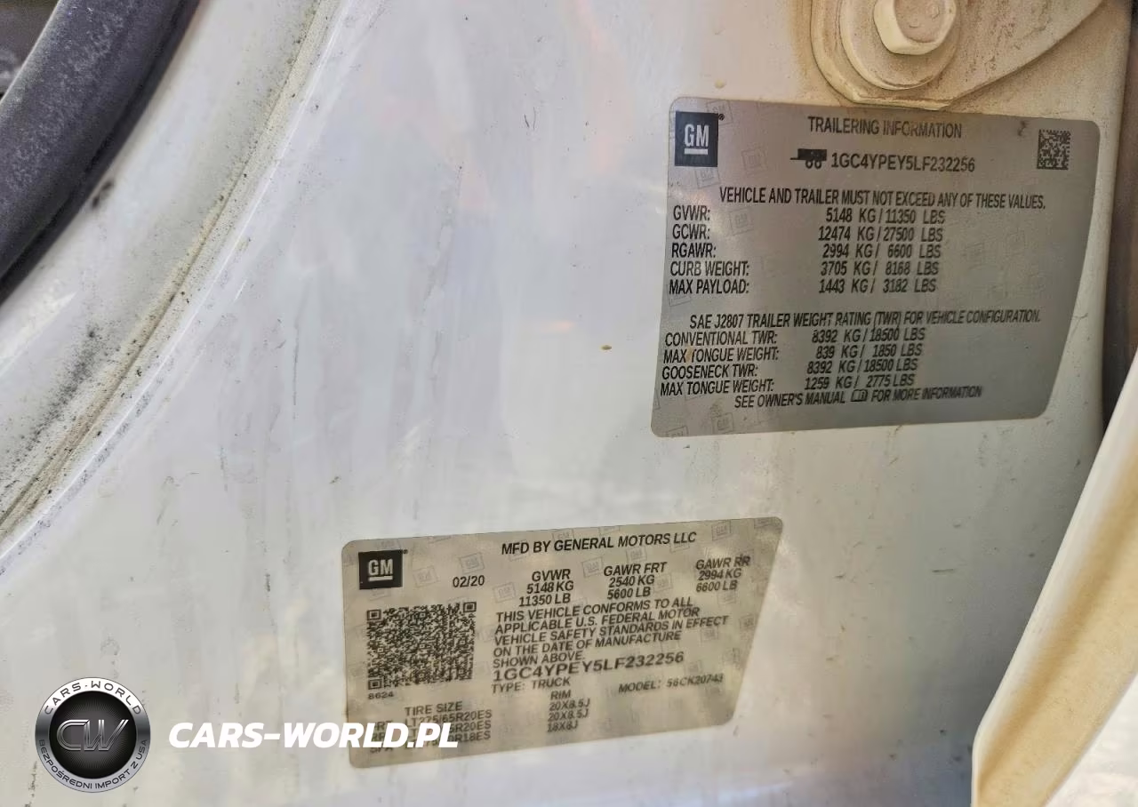 2020 Chevrolet Silverado K2500 Heavy Duty Ltz VIN:1GC4YPEY5LF232256 - 12