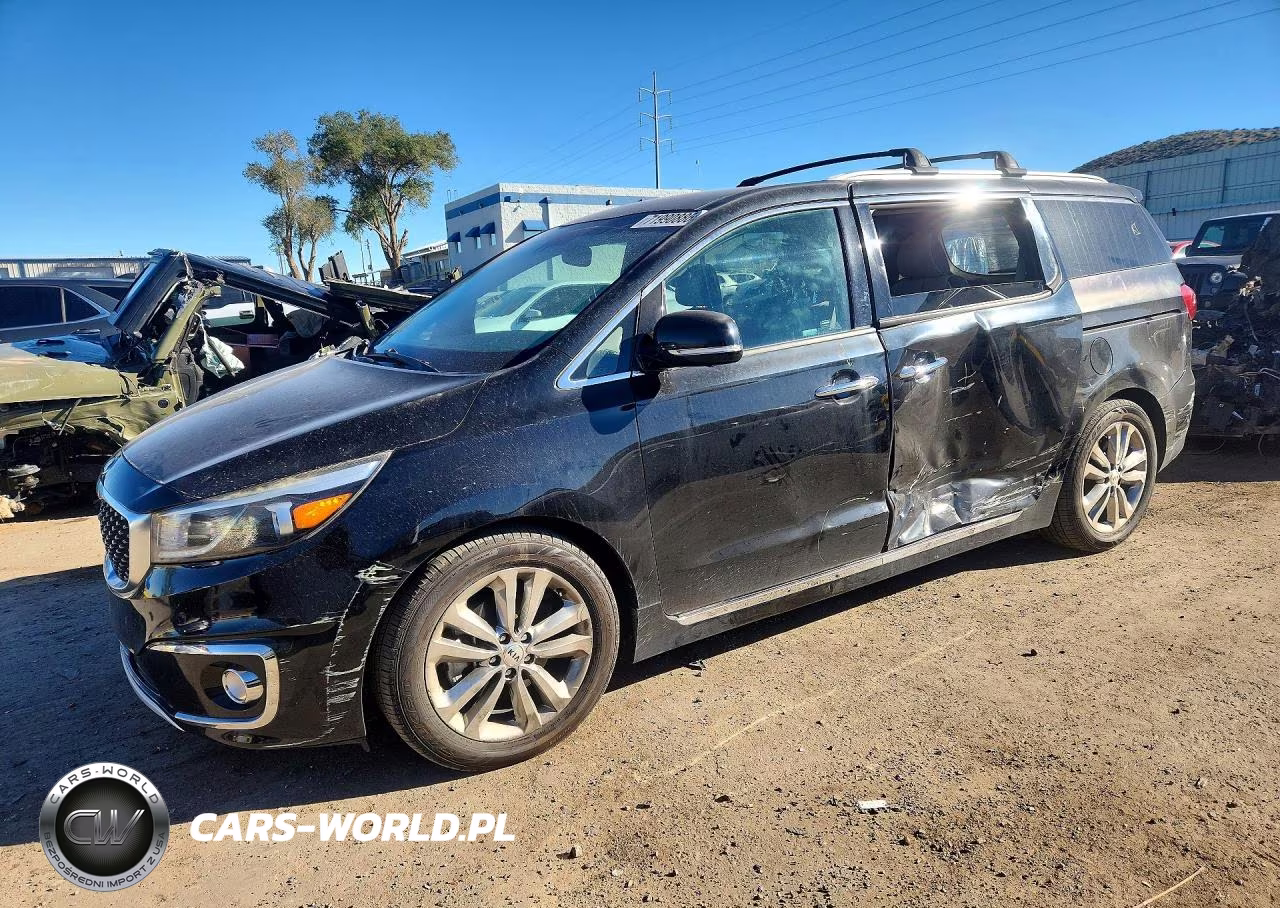 2018 Kia Sedona Sxl VIN:KNDME5C13J6373892 - 1