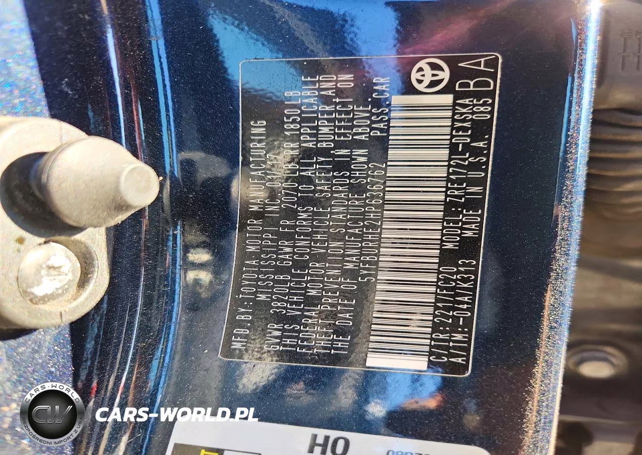 2017 Toyota Corolla Se VIN:5YFBURHE2HP636762 - 13