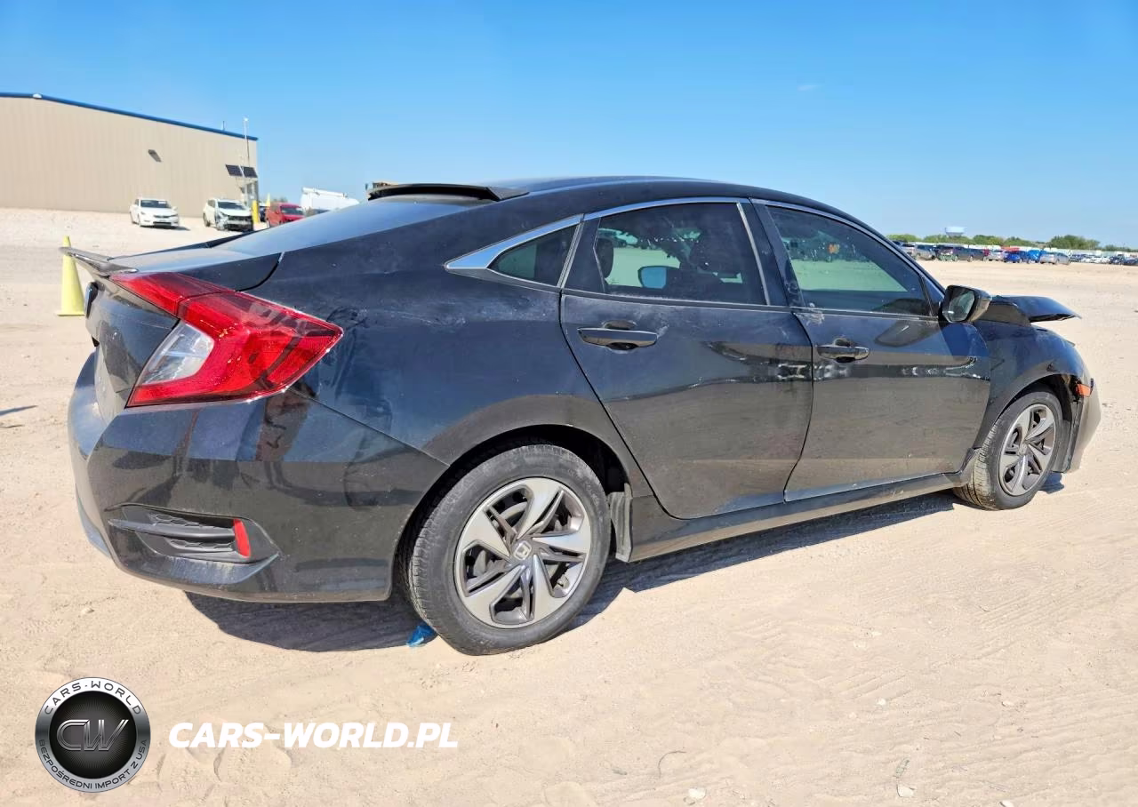 2020 Honda Civic Lx VIN:19XFC2F62LE010274 - 3
