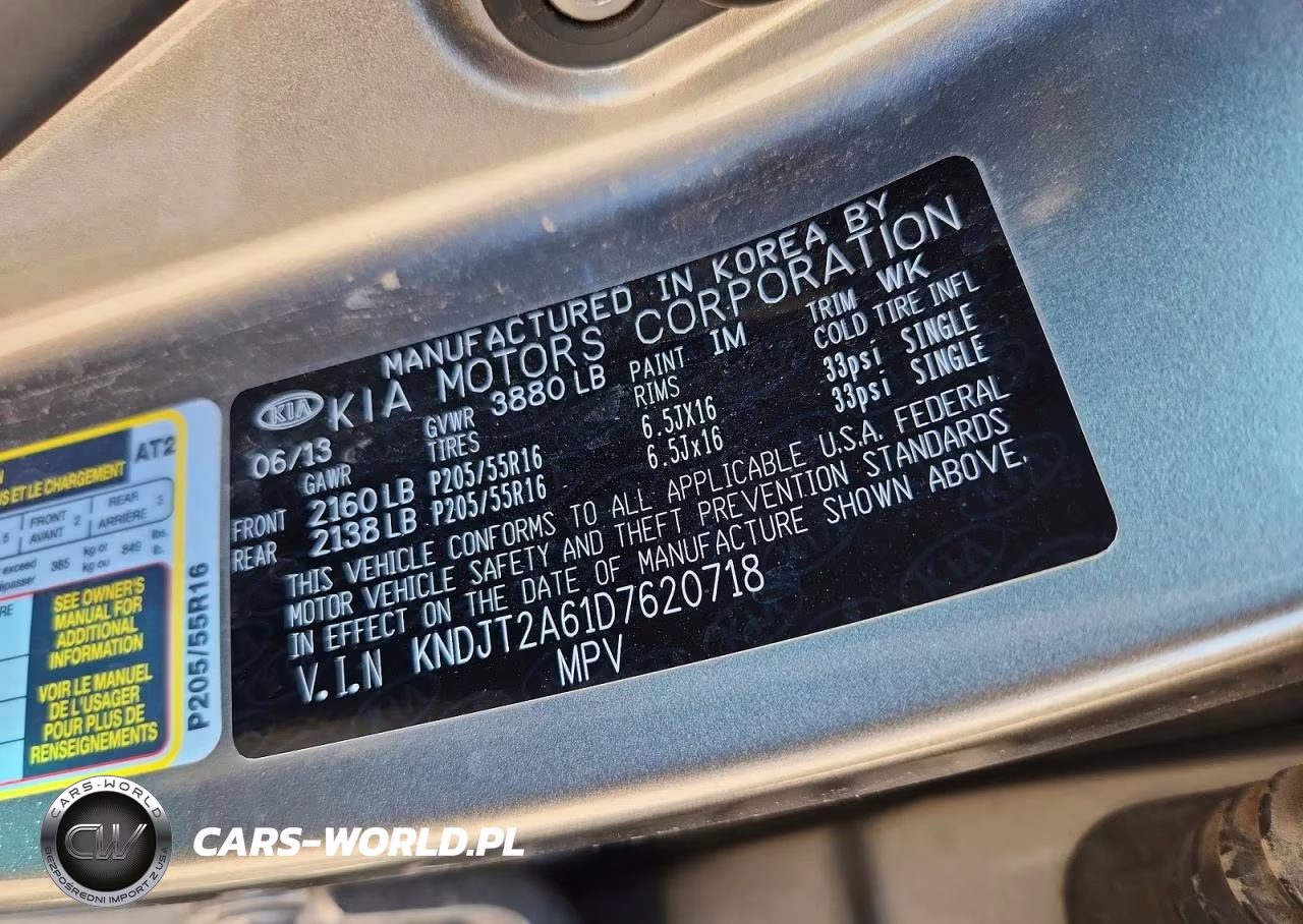 2013 Kia Soul + VIN:KNDJT2A61D7620718 - 12