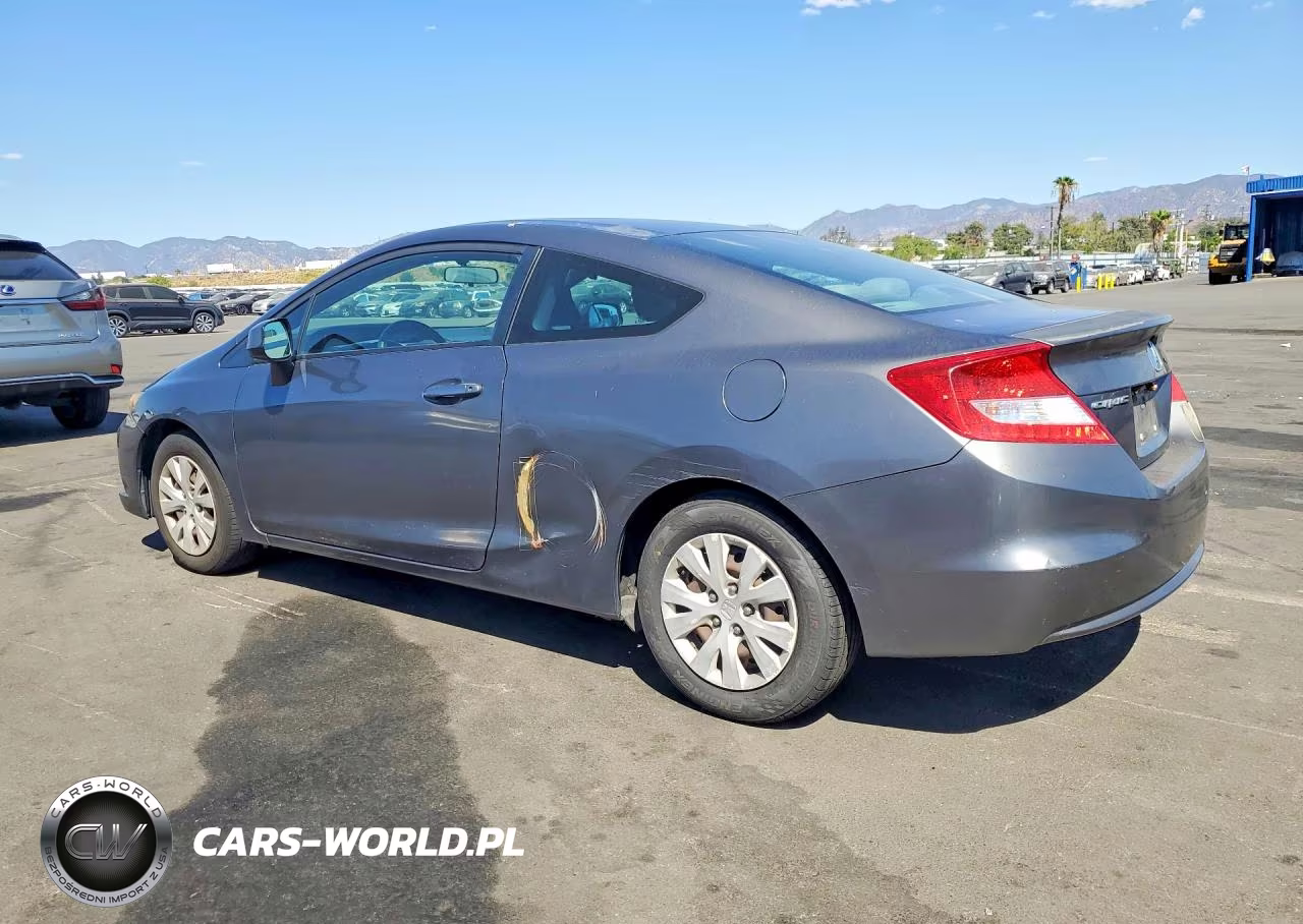 2012 Honda Civic Lx VIN:2HGFG3B53CH556692 - 2