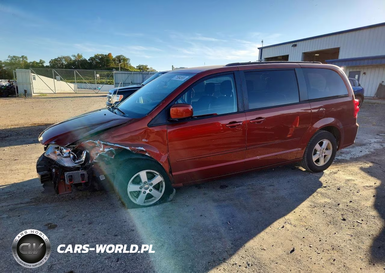 2012 Dodge Grand Caravan Sxt VIN:2C4RDGCG9CR209728 - 1