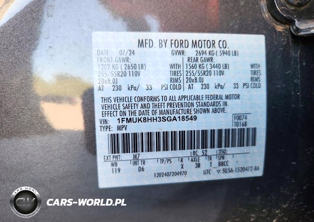 2025 Ford Explorer Platinum VIN:1FMUK8HH3SGA18549 - 13