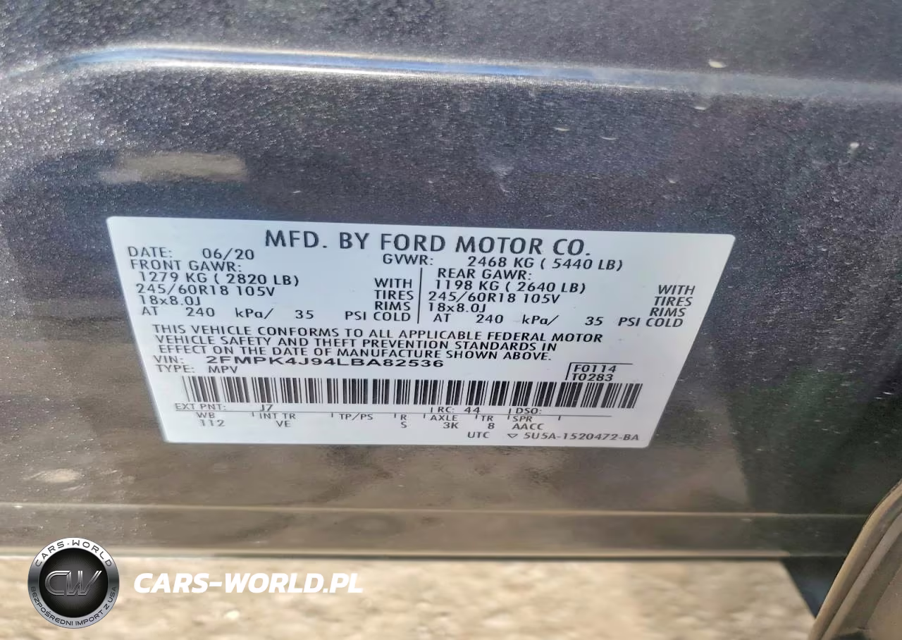 2020 Ford Edge Sel VIN:2FMPK4J94LBA82536 - 13