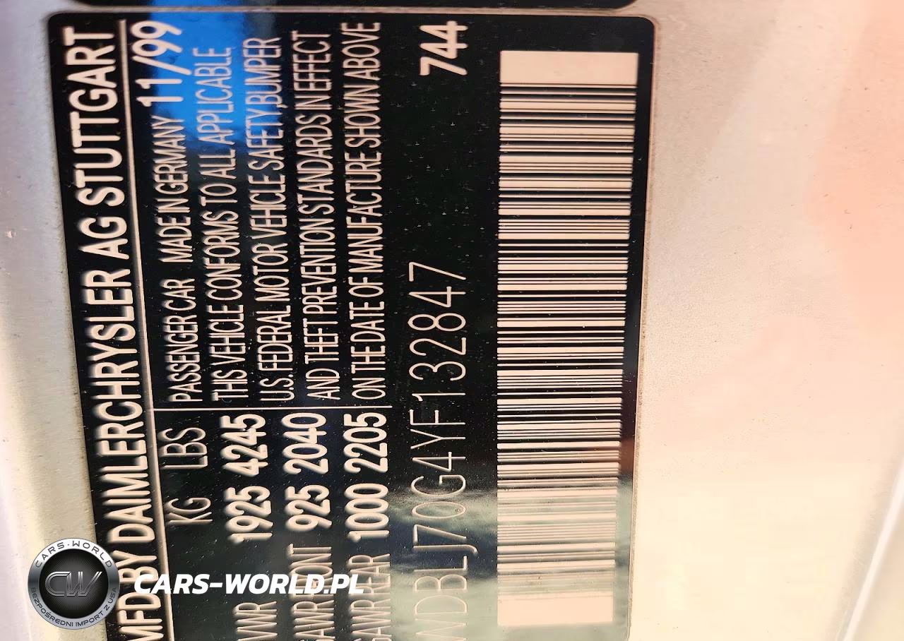 2000 Mercedes-Benz Clk 430 VIN:WDBLJ70G4YF132847 - 12