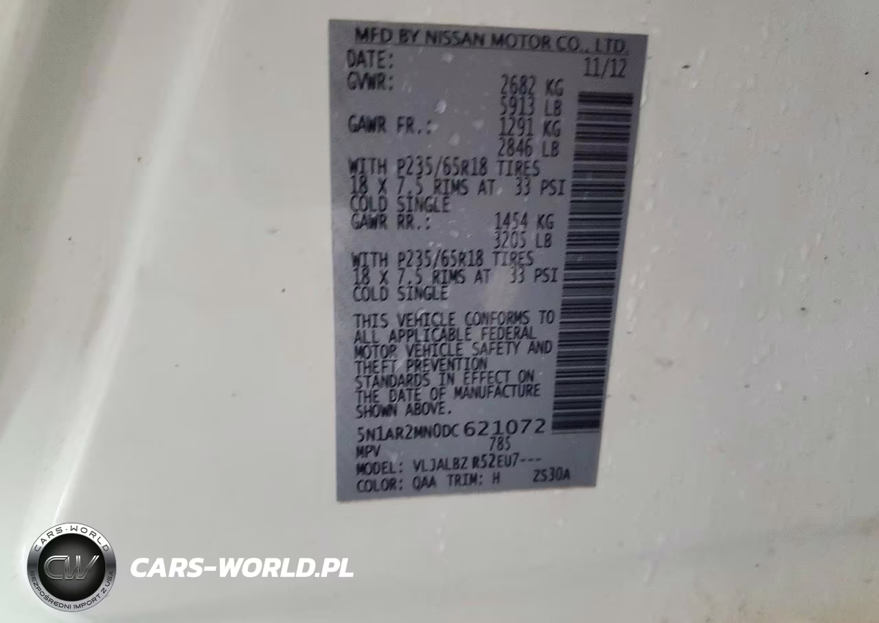 2013 Nissan Pathfinder S VIN:5N1AR2MN0DC621072 - 13