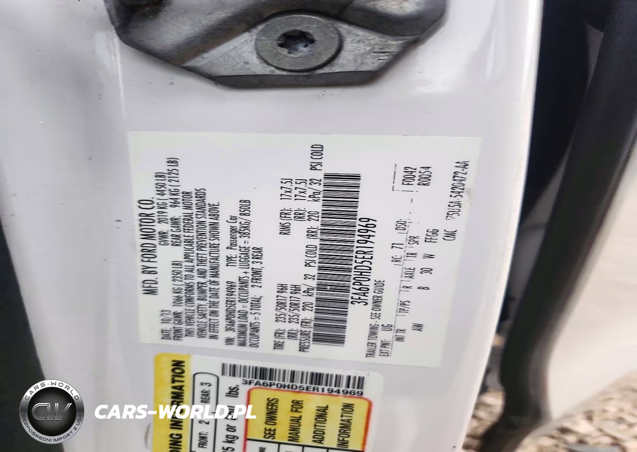 2014 Ford Fusion Se VIN:3FA6P0HD5ER194969 - 12