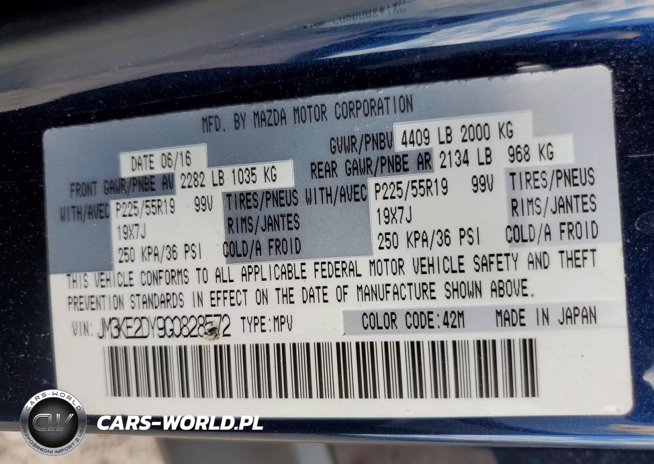 2016 Mazda Cx-5 Gt VIN:JM3KE2DY9G0828572 - 13