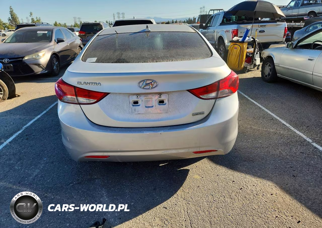 2012 Hyundai Elantra Limited VIN:KMHDH4AE0CU196817 - 6