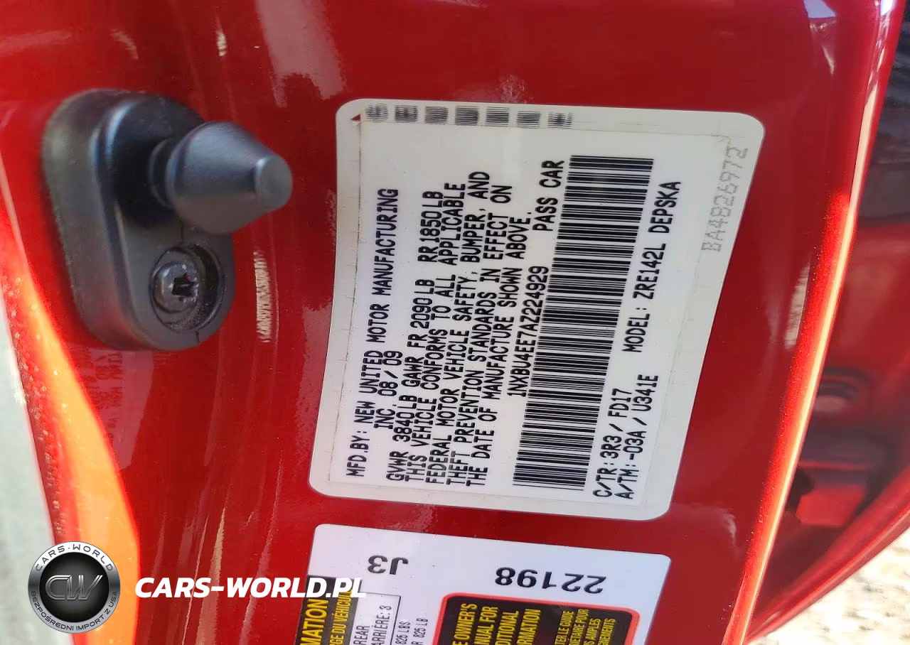 2010 Toyota Corolla S VIN:1NXBU4EE7AZ224929 - 12