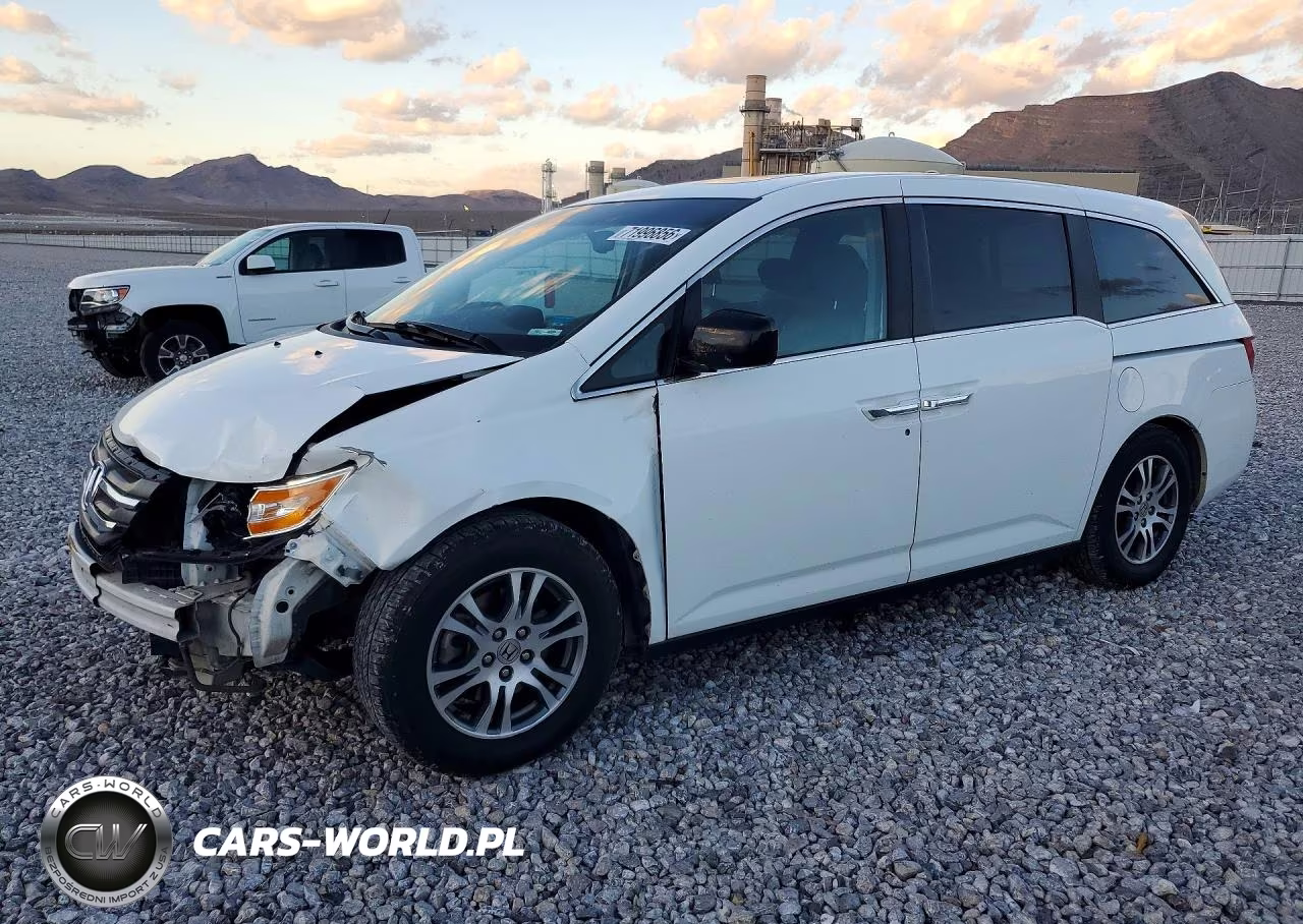 2012 Honda Odyssey Exl VIN:5FNRL5H61CB131478 - 1