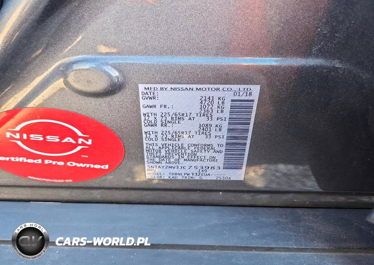 2018 Nissan Rogue S VIN:5N1AT2MV3JC753983 - 12