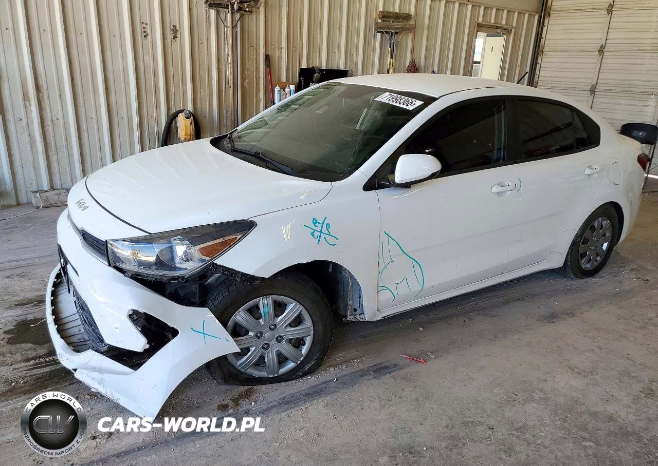 2022 Kia Rio S VIN:3KPA24AD0NE433758 - 1