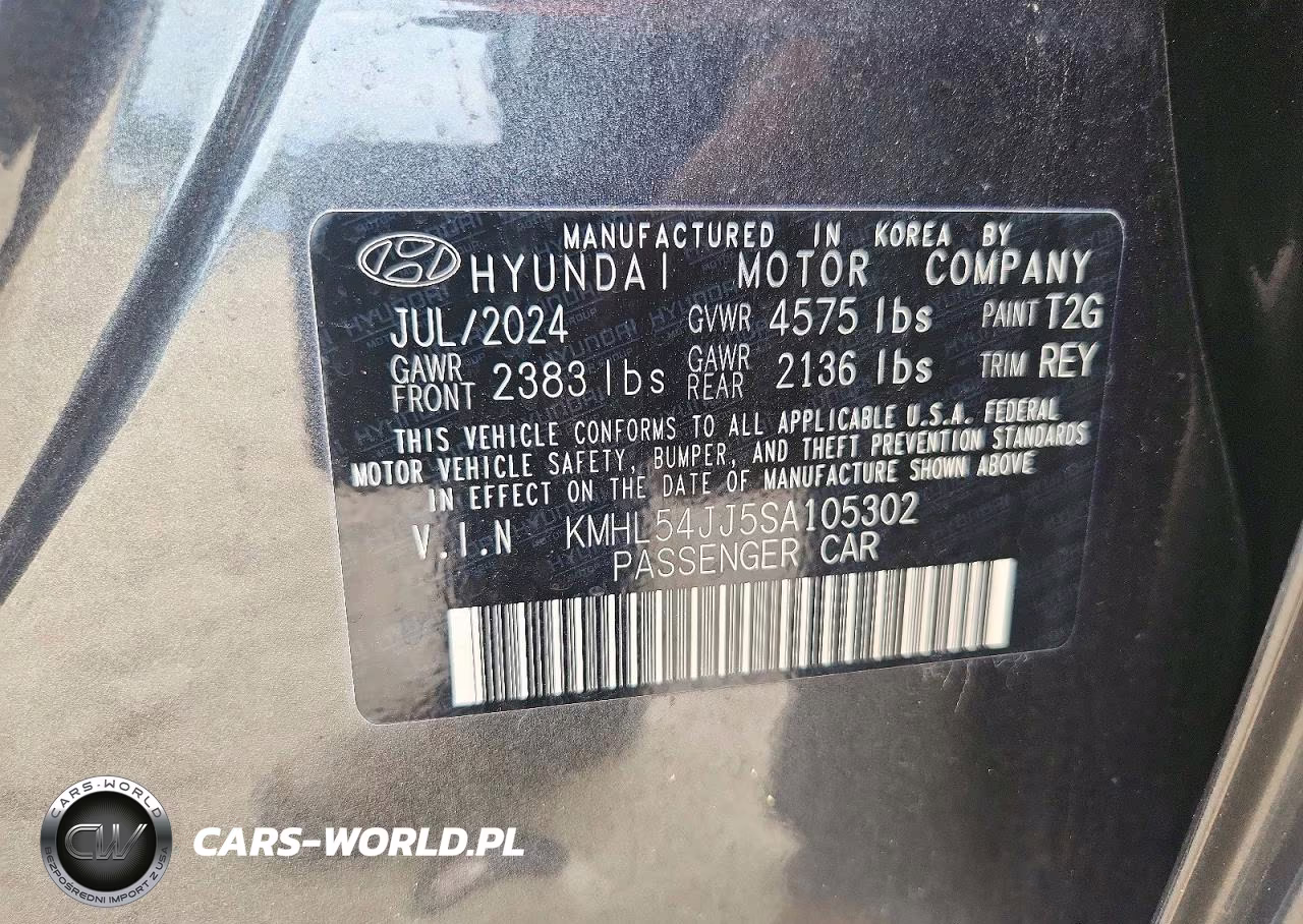 2025 Hyundai Sonata Hybrid Limited VIN:KMHL54JJ5SA105302 - 12