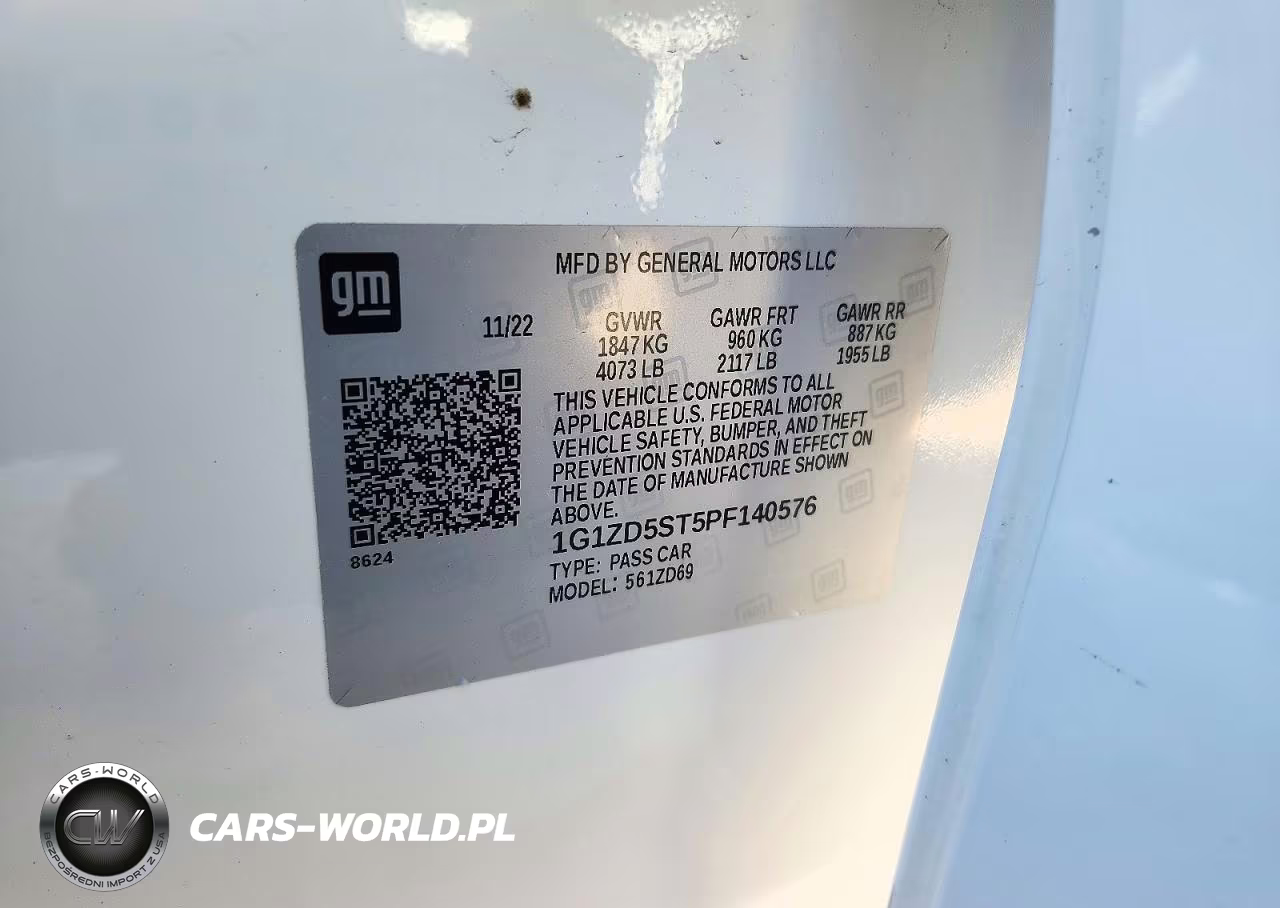 2023 Chevrolet Malibu Lt VIN:1G1ZD5ST5PF140576 - 13