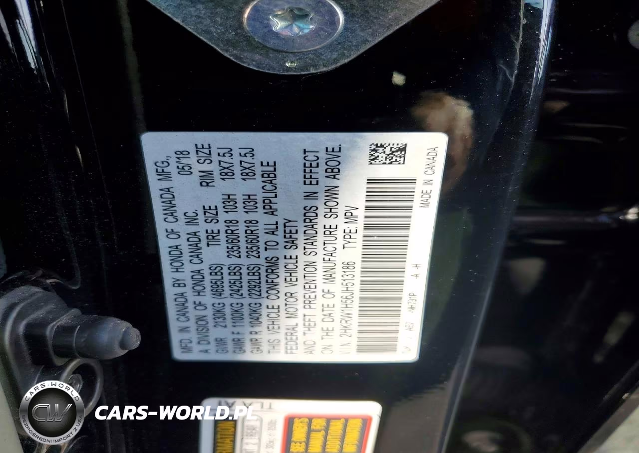 2018 Honda Cr-V Ex VIN:2HKRW1H56JH513186 - 14
