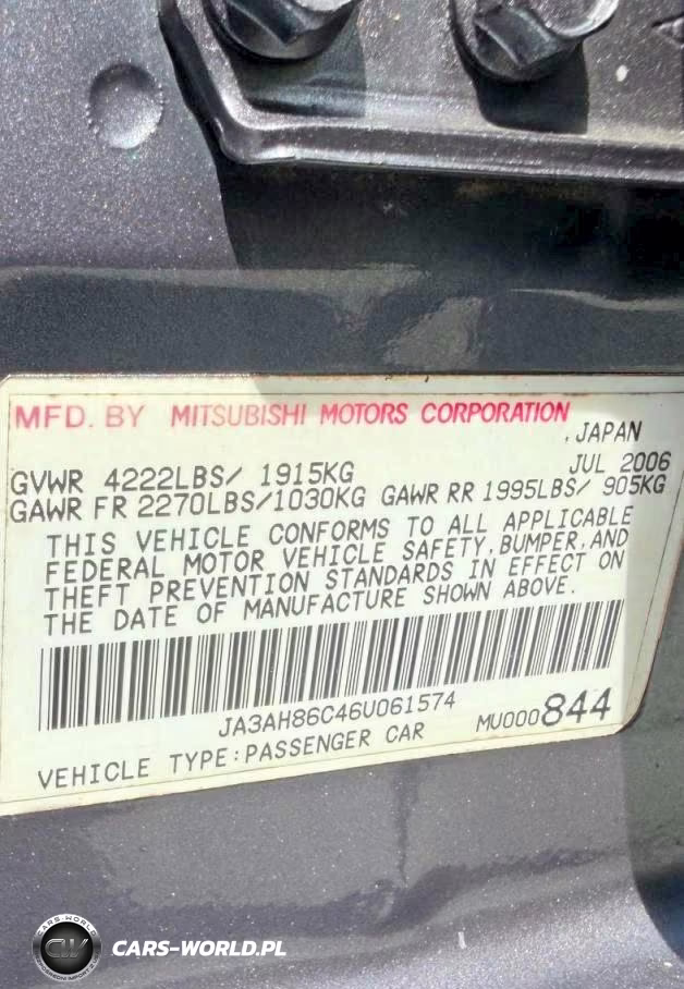 2006 Mitsubishi Lancer Evolution VIN:JA3AH86C46U061574 - 10