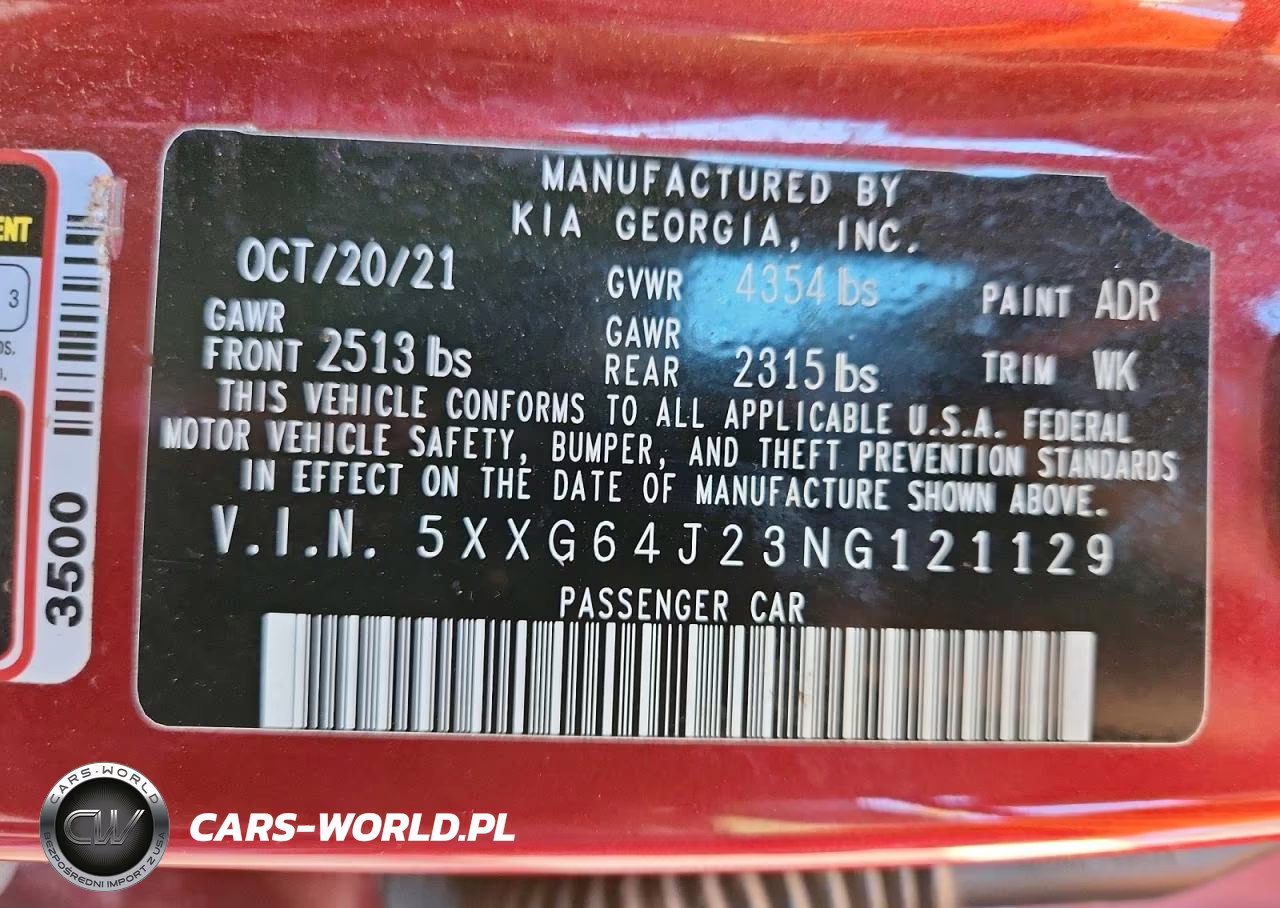 2022 Kia K5 Gt Line VIN:5XXG64J23NG121129 - 12