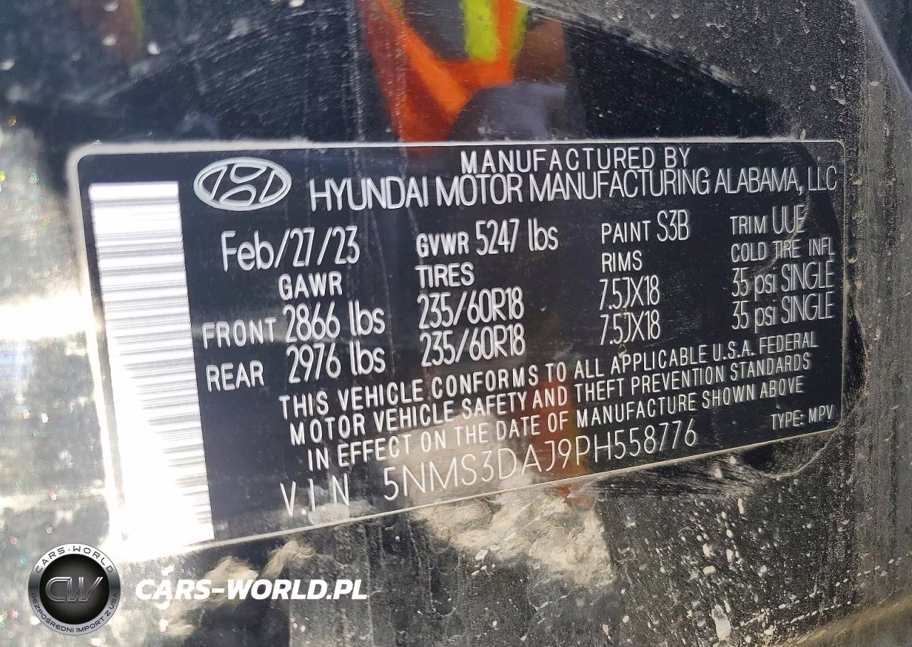 2023 Hyundai Santa Fe Sel Premium VIN:5NMS3DAJ9PH558776 - 14