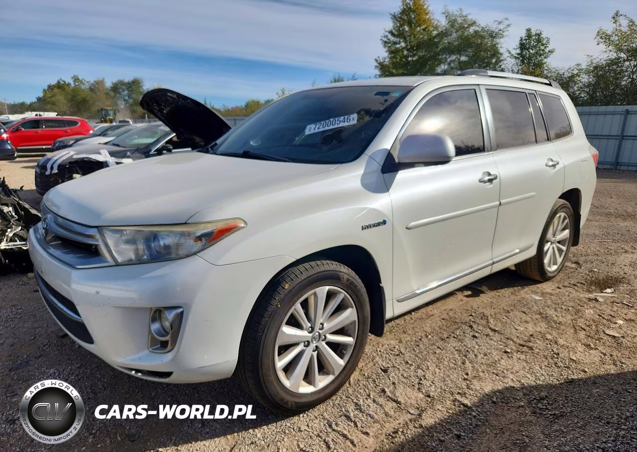 2012 Toyota Highlander Hybrid Limited – zdjęcie 1 z 12